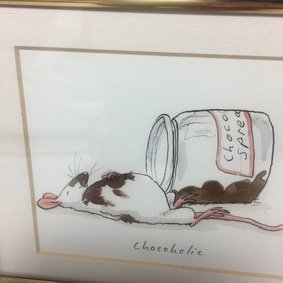 Vintage Art Reproduction of Chocoholic Mouse - Picture 1 of 15